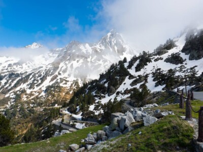 Le parc du Néouvielle, la brume arrive doucement sur Cap de Long