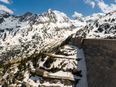 Le barrage de Cap de Long à plus de 2000m d'altitude