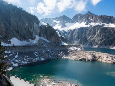 Le lac de Cap de Long, lac de barrage à 2161m d'altitude